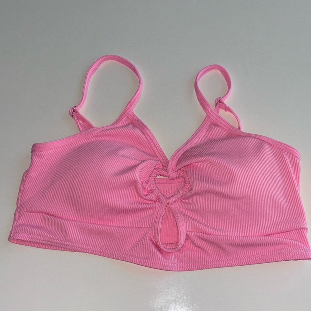 Padded Heart Crop Top